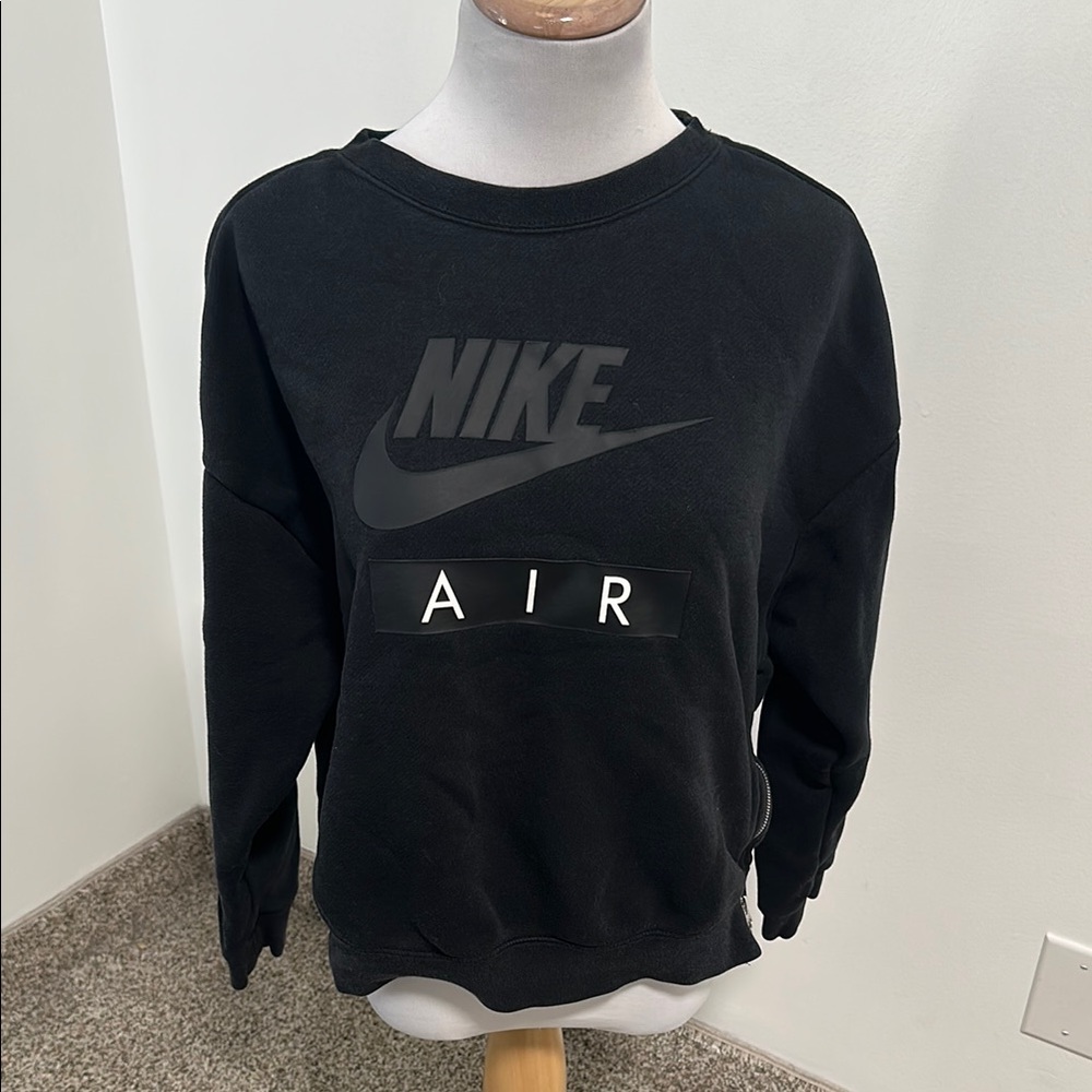 Nike Black 'Air' Crewneck Sweatshirt